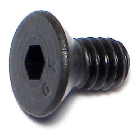 1/4"-20 x 1/2" Plain Steel Coarse Thread Flat Head Socket Cap Screws