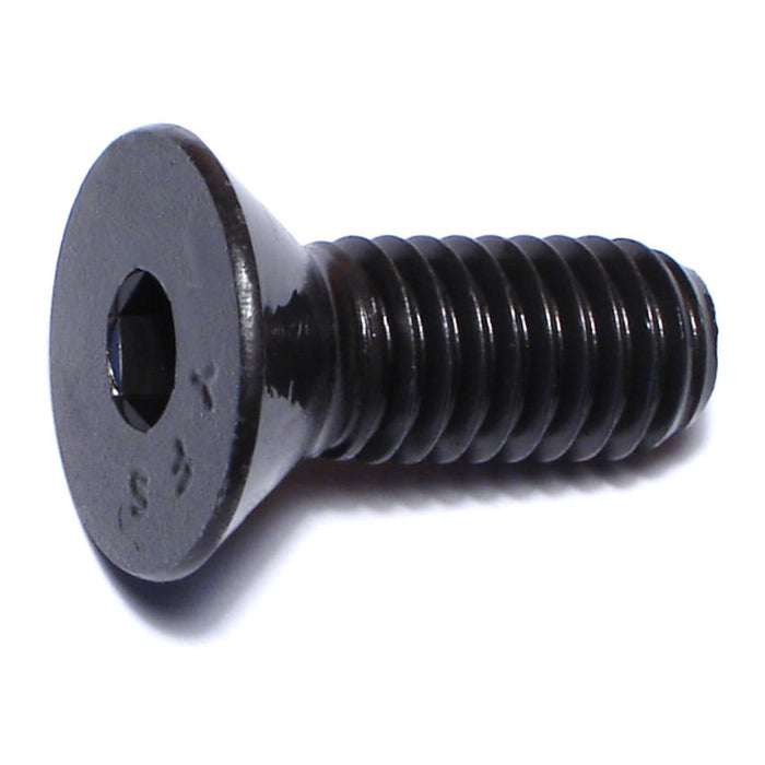 3/8"-16 x 1" Plain Steel Coarse Thread Flat Head Socket Cap Screws