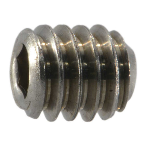 #8-32 x 3/16" 18-8 Stainless Steel Coarse Thread Hex Socket Headless Set Screws