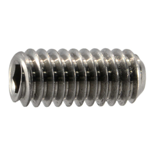 #8-32 x 3/8" 18-8 Stainless Steel Coarse Thread Hex Socket Headless Set Screws