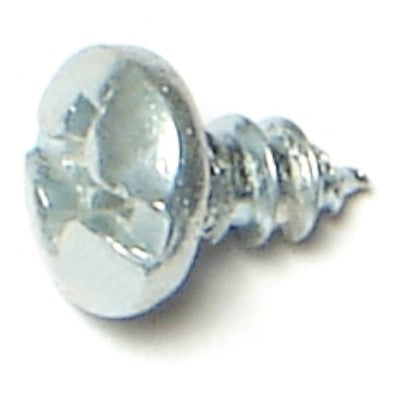 #6 x 1/4" Zinc Plated Steel Combo Pan Head Sheet Metal Screws