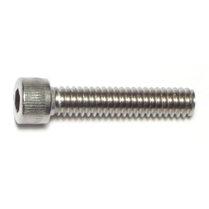 1/4"-20 x 1-1/4" 18-8 Stainless Steel Coarse Thread Socket Cap Screws