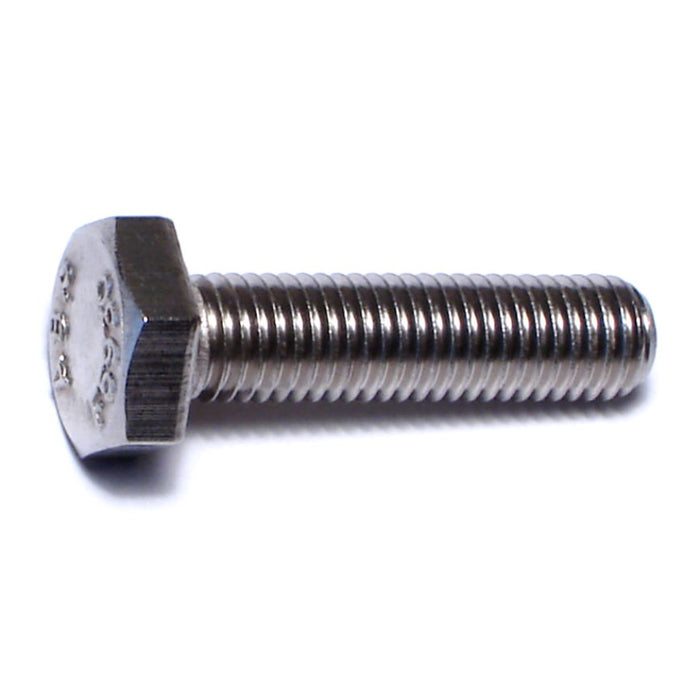 1/4"-28 x 1" 18-8 Stainless Steel Fine Thread Hex Cap Screws