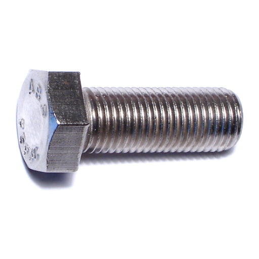3/8"-24 x 1" 18-8 Stainless Steel Fine Thread Hex Cap Screws