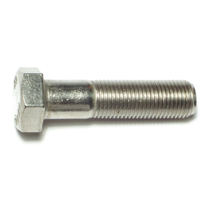 1/2"-20 x 2" 18-8 Stainless Steel Fine Thread Hex Cap Screws