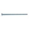 #8-32 x 3-1/2" Zinc Plated Steel Coarse Thread Slotted Round Head Machine Screws