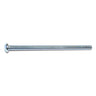 #10-32 x 3-1/2" Zinc Plated Steel Fine Thread Slotted Round Head Machine Screws