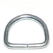 1/8" x 3/4" Zinc Plated Steel D-Rings