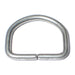 5/32" x 1-5/16" Zinc Plated Steel D-Rings