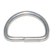 1/8" x 5/8" Zinc Plated Steel D-Rings