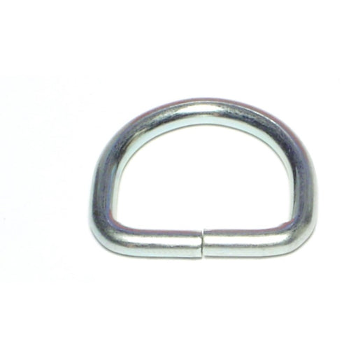 1/8" x 1-1/8" Zinc Plated Steel D-Rings