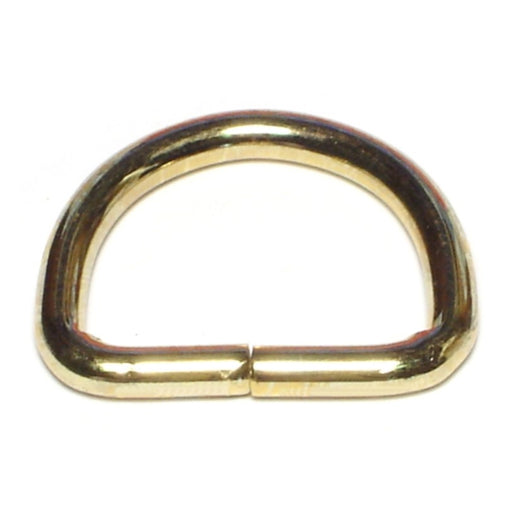 1/8" x 1" Brass D-Rings