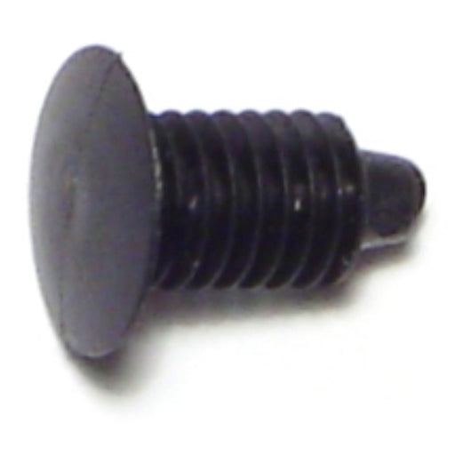 3/16" x 0.4" Black Plastic Hole Shield Clips