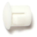 1/4" White Nylon Plastic Flush Head Hole Plugs