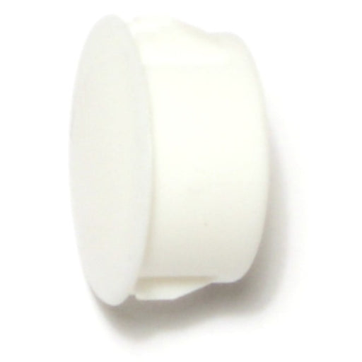 11/16" White Nylon Plastic Flush Head Hole Plugs