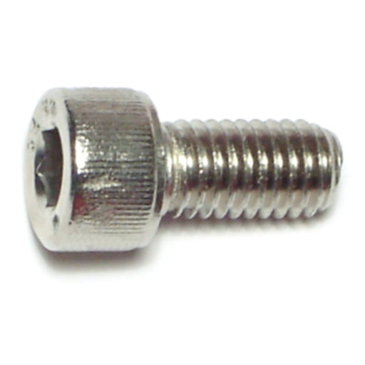 8mm-1.25 x 16mm Stainless A2-70 Steel Coarse Thread Hex Socket Cap Screws