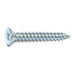 #9 x 1-1/4" Zinc Plated Steel Phillips Flat Head Hinge Screws