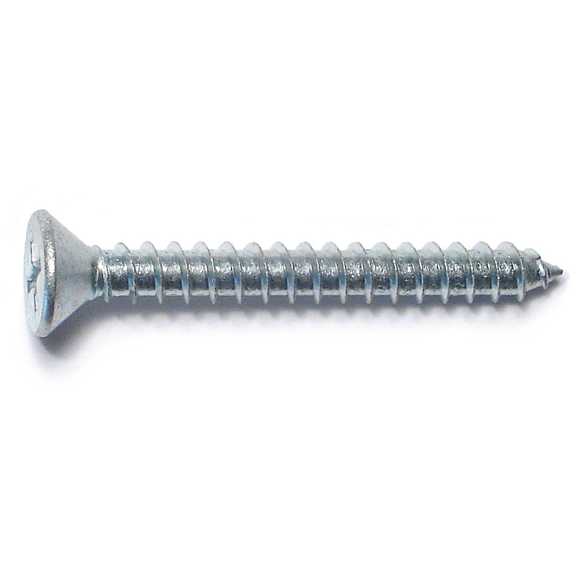 #9 x 1-1/2" Zinc Plated Steel Phillips Flat Head Hinge Screws