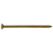 #9 x 3" Brass Plated Steel Phillips Flat Head Hinge Screws