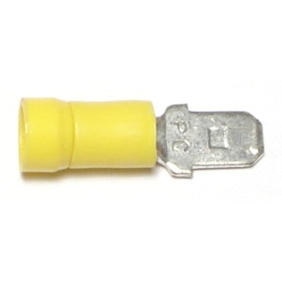 12 WG to 10 WG x 1/4" x 1" Insulated Male Connectors