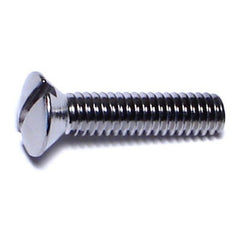 #8-32 x 3/4" Brass Coarse Thread Slotted Oval Head Machine Screws