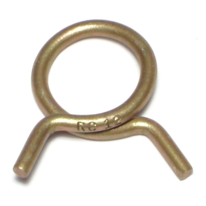 3/4" OD Zinc Plated Steel Hose Clamps