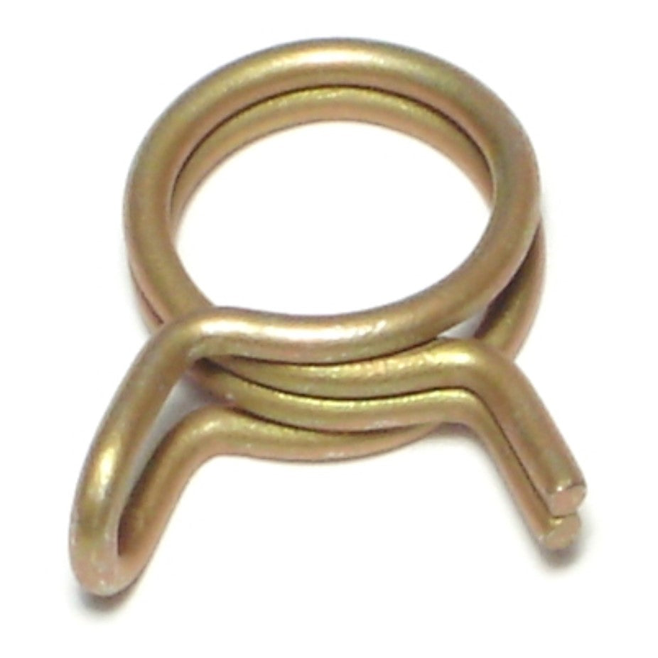 9/16" OD Zinc Plated Steel Hose Clamps