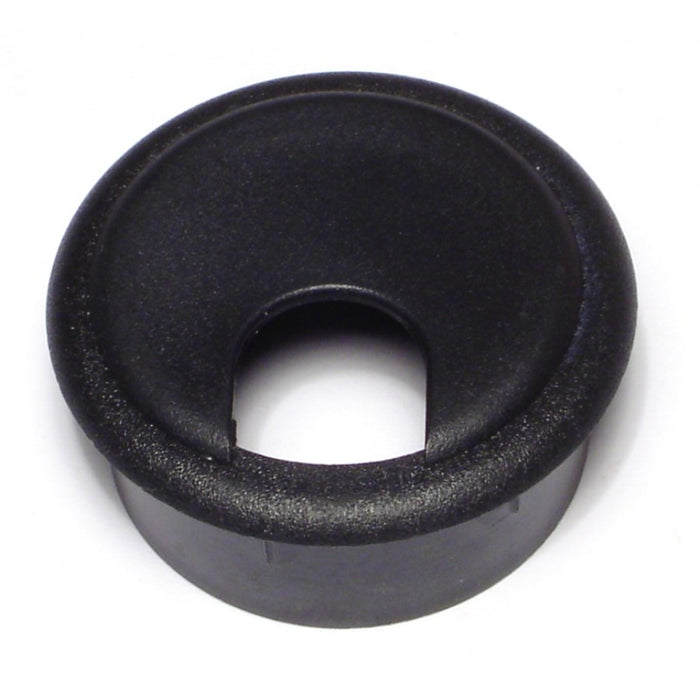 1-3/4" Black Plastic Desk Grommets