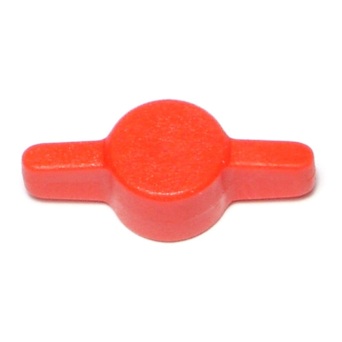 1/4" Red Plastic Tee Thumb Screw Knobs