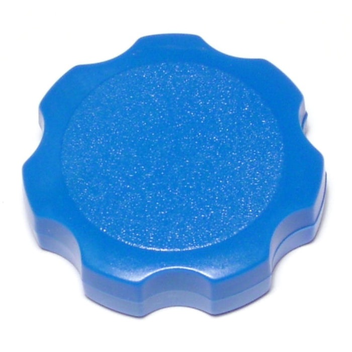 1/4" Blue Plastic Flowerette Thumb Screw Knobs