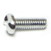 #8-32 x 1/2" Zinc Plated Steel Coarse Thread Slotted One-Way Round Head Screws