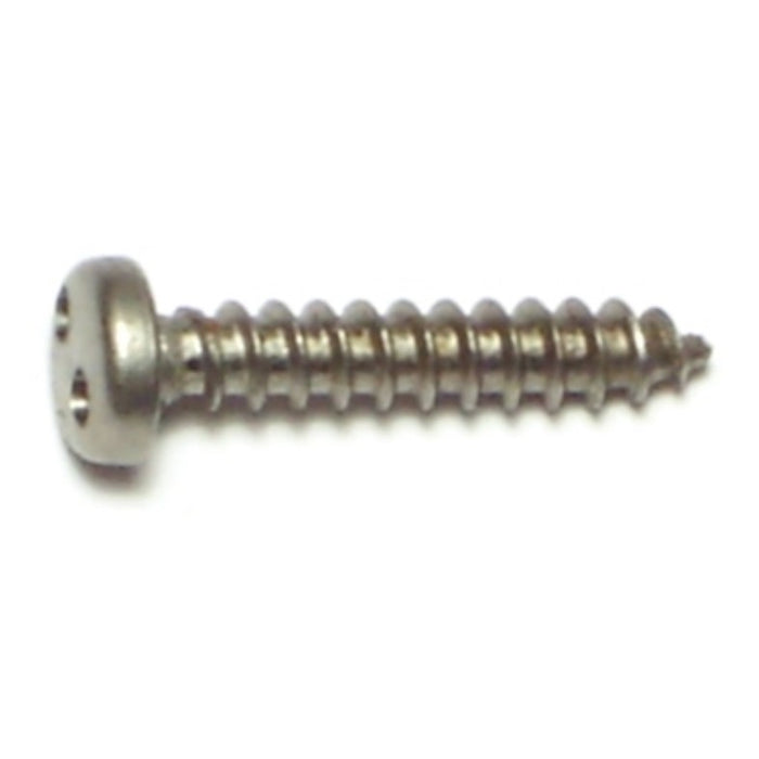 #6 x 3/4" 18-8 Stainless Steel Spanner Security Pan Head Sheet Metal Screws