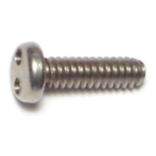 #6-32 x 1/2" 18-8 Stainless Steel Coarse Thread Spanner Security Pan Head Machine Screws