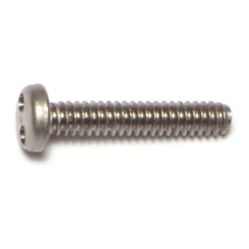 #6-32 x 3/4" 18-8 Stainless Steel Coarse Thread Spanner Security Pan Head Machine Screws