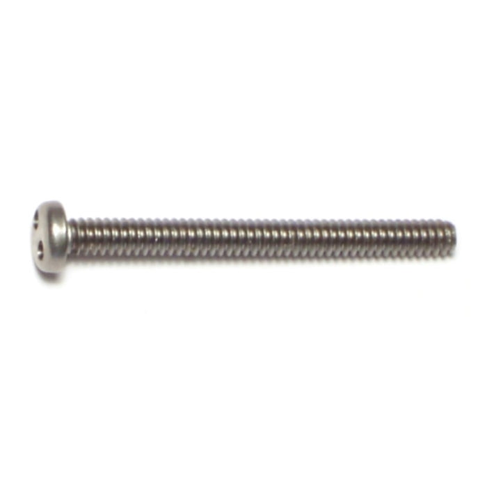 #6-32 x 1-1/2" 18-8 Stainless Steel Coarse Thread Spanner Security Pan Head Machine Screws