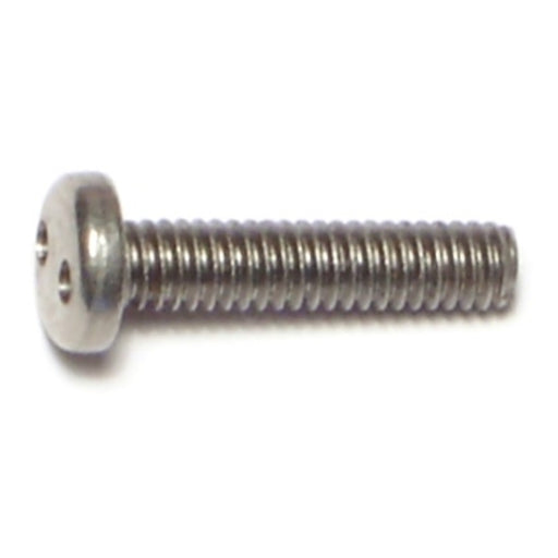 #8-32 x 3/4" 18-8 Stainless Steel Coarse Thread Spanner Security Pan Head Machine Screws