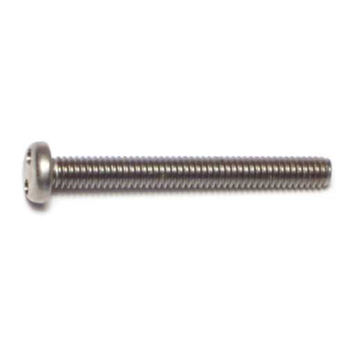 #8-32 x 1-1/2" 18-8 Stainless Steel Coarse Thread Spanner Security Pan Head Machine Screws