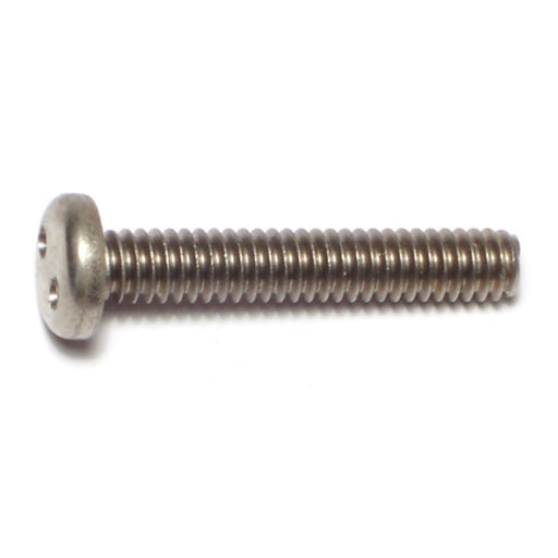 1/4"-20 x 1-1/2" 18-8 Stainless Steel Coarse Thread Spanner Security Pan Head Machine Screws