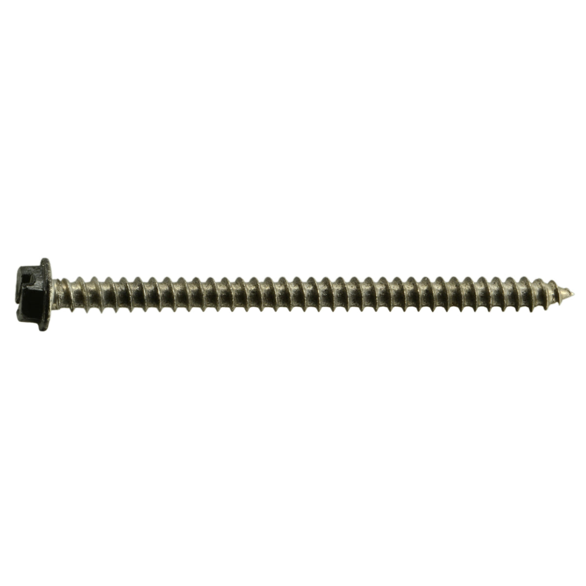 8-x-2-1-2-black-18-8-stainless-hex-sheet-metal-screws-smshss-373-12