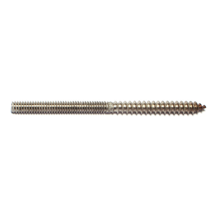 1/4"-20 x 4" 18-8 Stainless Steel Coarse Thread Hanger Bolts