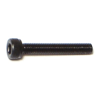 3mm-0.5 x 20mm Black Oxide Class 12.9 Steel Coarse Thread Knurled Head Hex Socket Cap Screws
