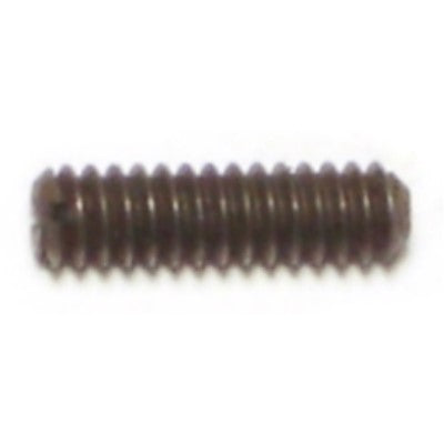 #6-32 x 1/2" Steel Coarse Thread Slotted Headless Set Screws