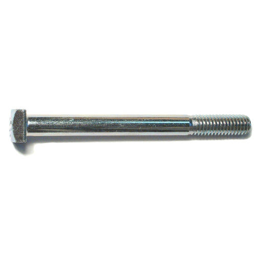 3/8"-16 x 4" Zinc Plated Grade 2 / A307 Steel Coarse Thread Square Head Bolts