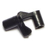 3/8" Black Plastic Offset Window Clips