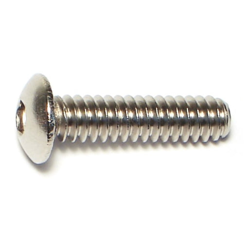 #10-24 x 3/4" 18-8 Stainless Steel Coarse Thread Button Head Socket Cap Screws