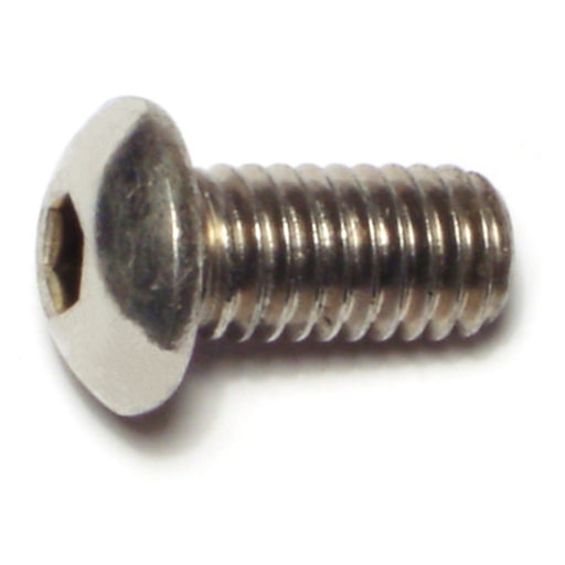 3/8"-16 x 3/4" 18-8 Stainless Steel Coarse Thread Button Head Socket Cap Screws