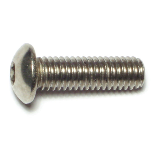 3/8"-16 x 1-1/4" 18-8 Stainless Steel Coarse Thread Button Head Socket Cap Screws