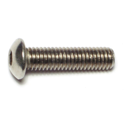 3/8"-16 x 1-1/2" 18-8 Stainless Steel Coarse Thread Button Head Socket Cap Screws