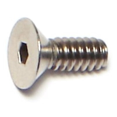 #6-32 x 3/8" 18-8 Stainless Steel Coarse Thread Flat Head Socket Cap Screws