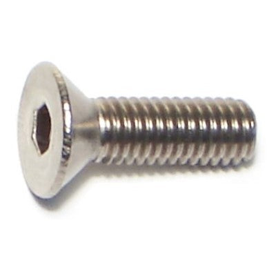 #10-32 x 5/8" 18-8 Stainless Steel Fine Thread Flat Head Socket Cap Screws